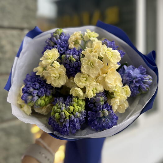 Букет из Маттиолы и Гиацинтов💜