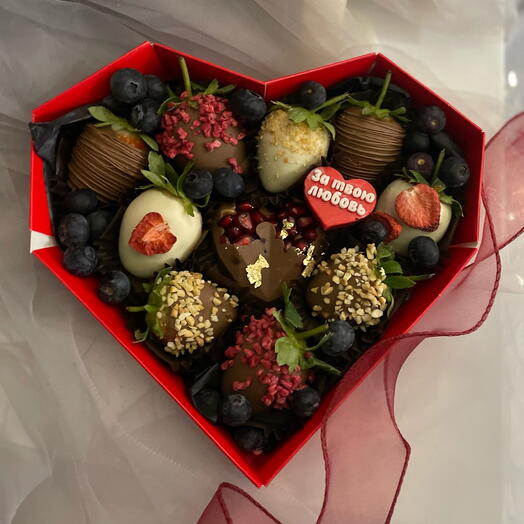 Клубника в шоколаде «для него, маме, любимой, отцу «За твою любовь 🥰»