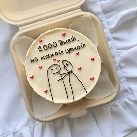 Бенто-торт на годовщину, день рождения, 14 февраля