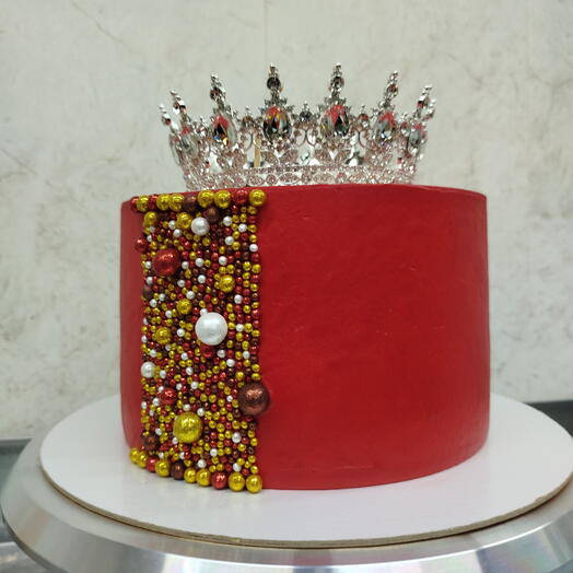 Торт с Короной (белая корона)