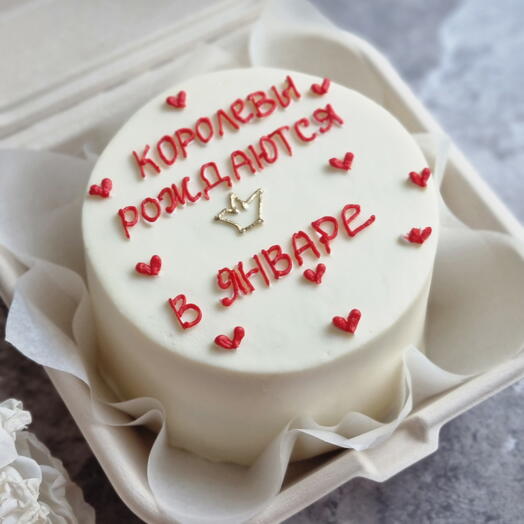 Бенто торт Королевы рождаются в январе