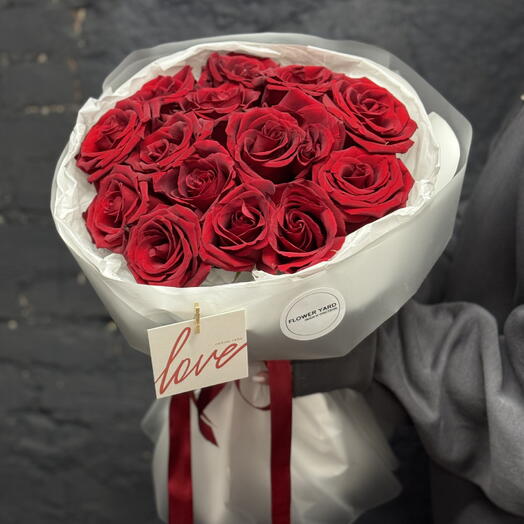 Бордовые розы Love ️