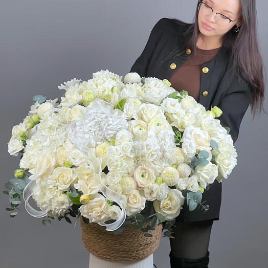 Цветы Букет Art Flowers Белая коллекция