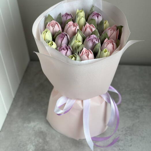 Букет зефрных цветов