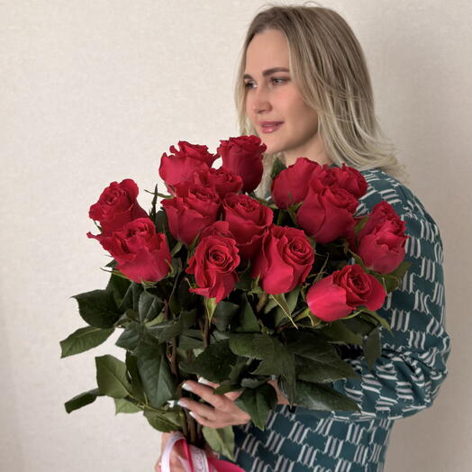 Букет высоких роз 🌹