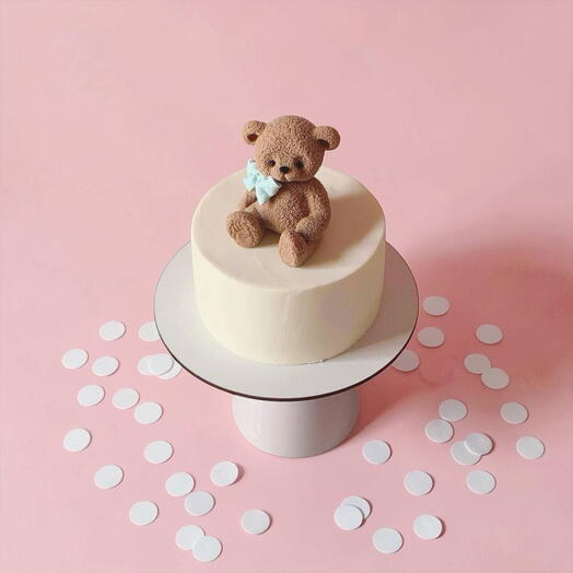 Торт детский на 6-7 человек с мишкой