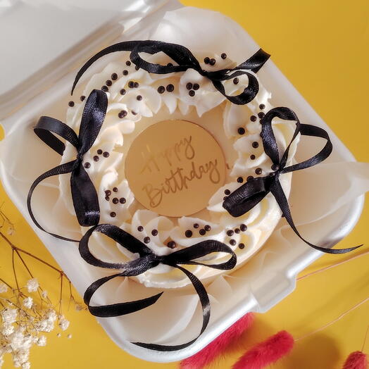 Бенто - торт "Happy birthday", в подарок девушке, подруге, жене