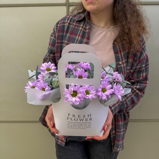 Composición en el bolso "Margarita" + regalo dulce 🎁