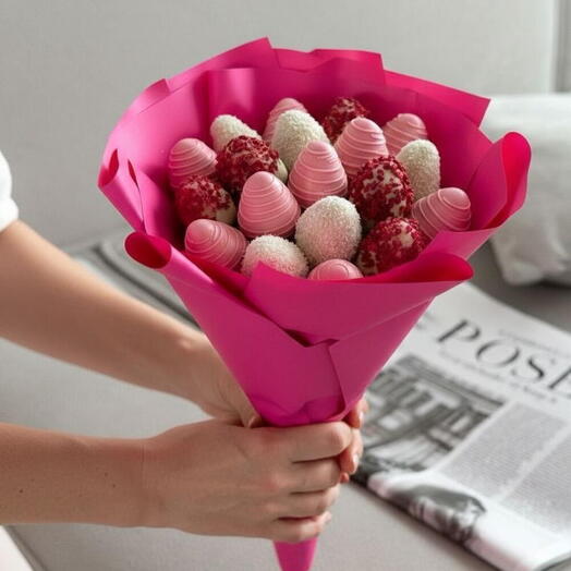 Crimson Love Strawberry Bouquet