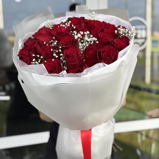 Букет из красных роз