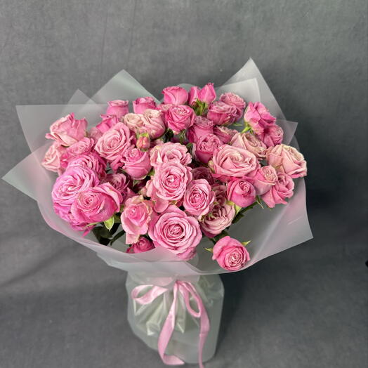 Радость - букет из кустовых розочек💕