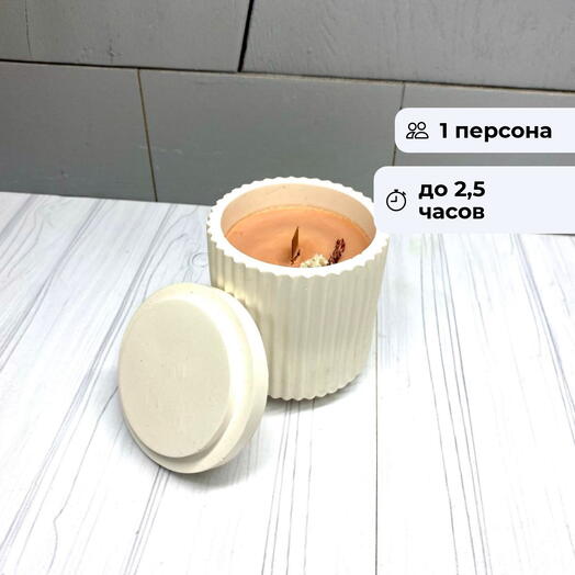 Игра света. Мастер-класс по созданию свечи в керамическом кашпо в группе