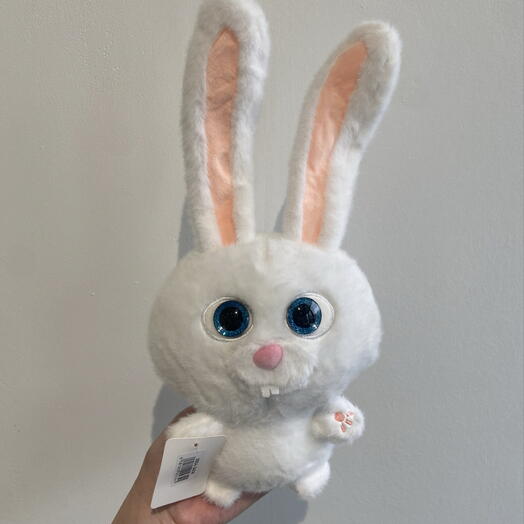 Мягкая игрушка "Снежок", герой мультфильма "Тайна жизни домашних животных"