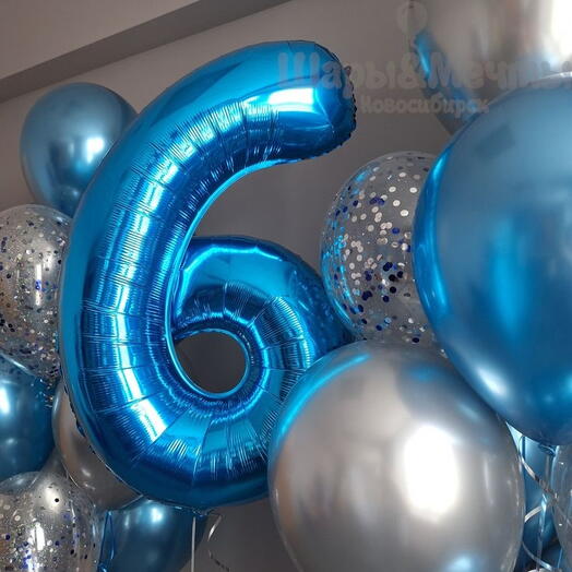 Шары на 6 лет для мальчика