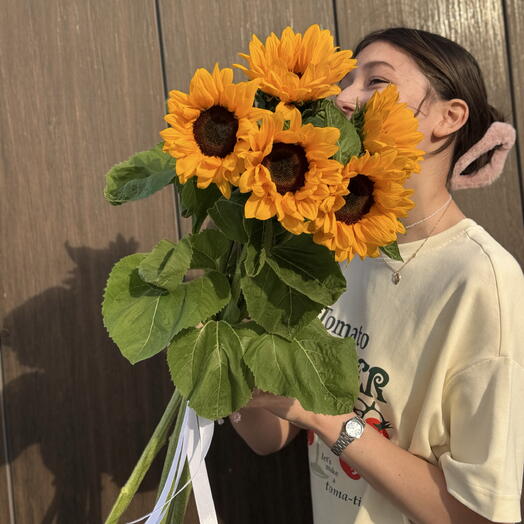 🌻 Моно букет из подсолнухов🌻