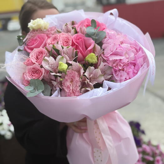 С добовлением гортензии