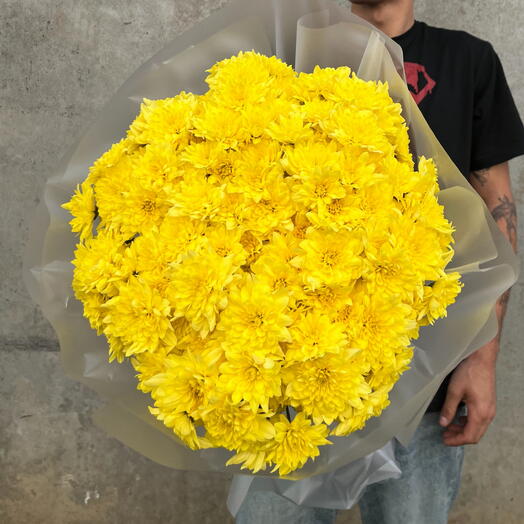 Желтые хризантемы 🌻