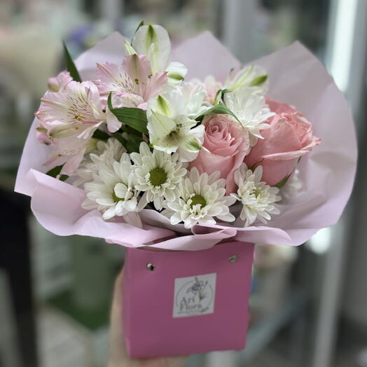 Цветы в коробке🌸