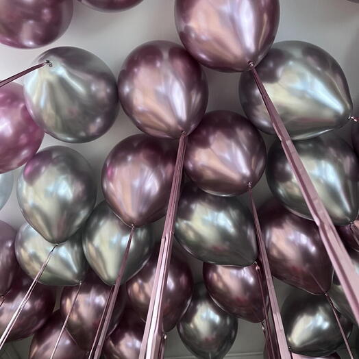 Шары девушке на День рождения  Блеск дождя