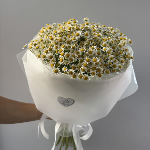 Букет с ромашками