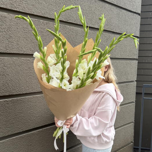 Гладиолусы в крафте