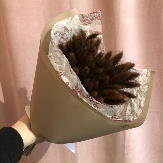 Стильный комплимент из сухоцветов