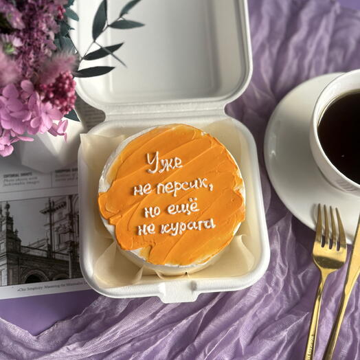 Pastel de Bento "ya no es melocotón"