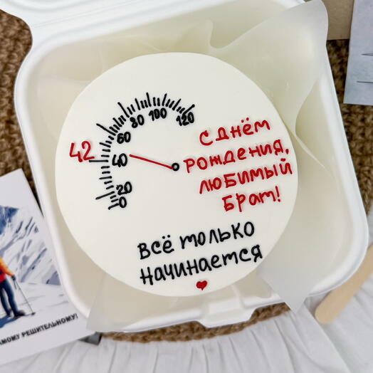 Бенто торт брату на день рождения со спидометром