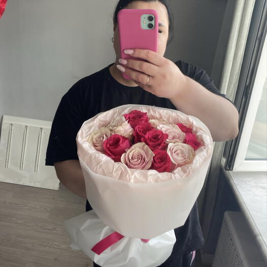 Акция !!!
Микс розовых роз