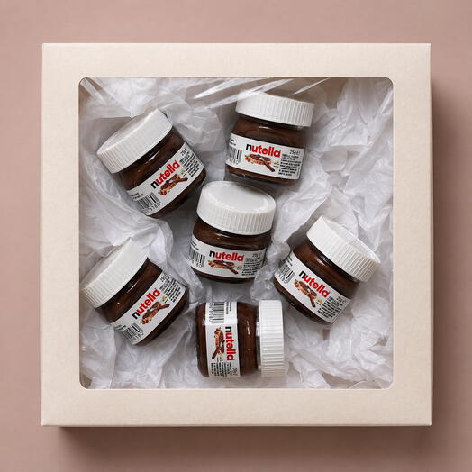 Сладкий сюрприз из Nutella (6 шт) в подарочной коробке