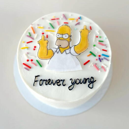 Торт „Forever Young 💛