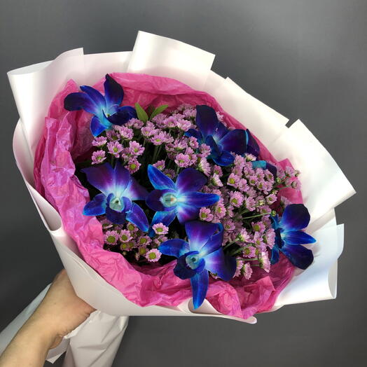 Космические орхидеи с нежными ромашками 🌸🌺🌸🌺🌸