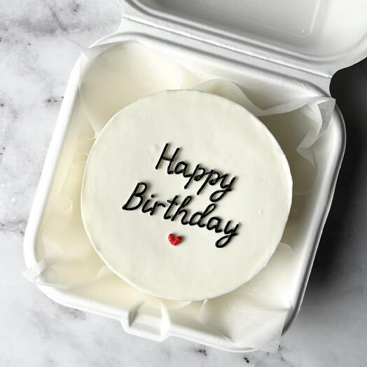 Бенто торт на день рождения «Happy birthday