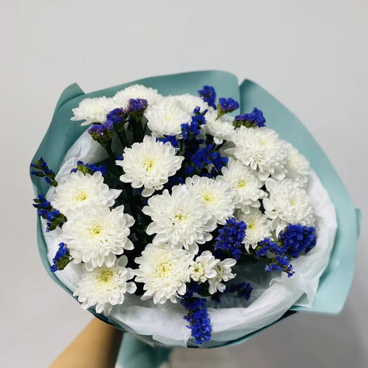 Сиреневый туман💜 хризантема и статица