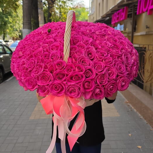 Композиция из 201 розы ️‍🔥🌹