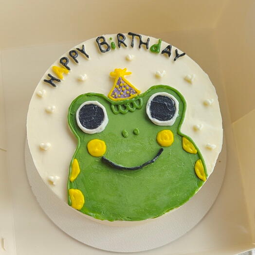 Бенто торт Лягушка Happy Birthday в подарок