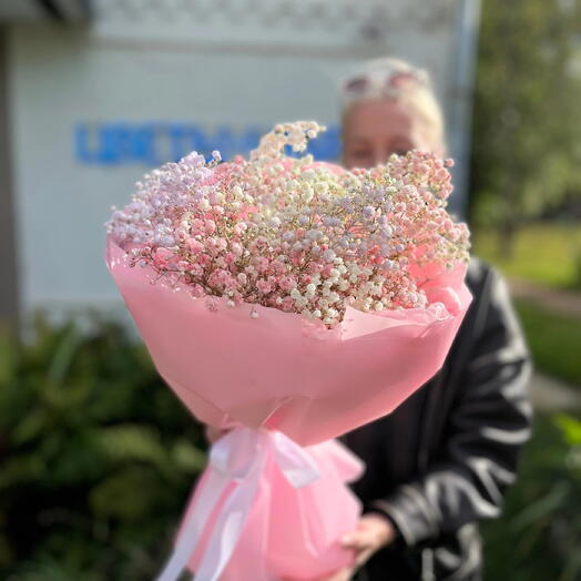 Букет из нежной гипсофилы🌸