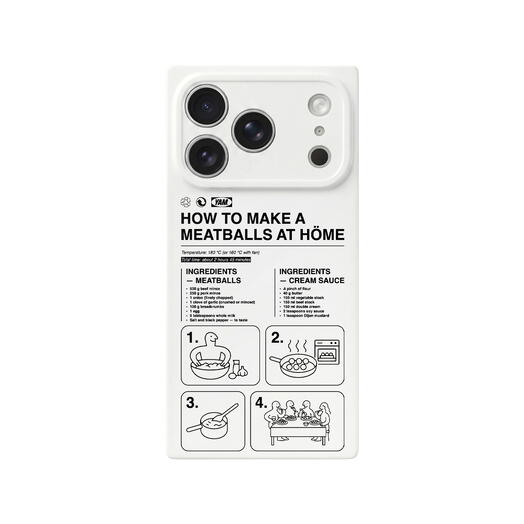 Чехол для iPhone Meatballs (15 Pro Max)
