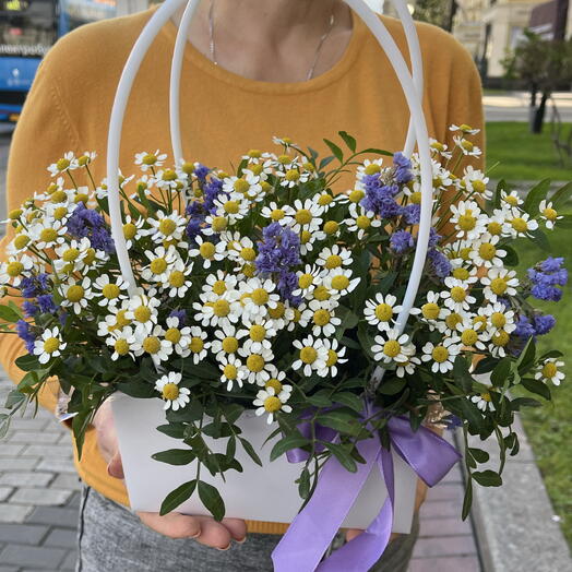 Ромашка « Летний букет в сумочке «