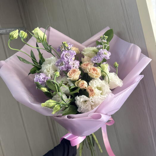 Авторский букет твоей мечты 💜🤍💜