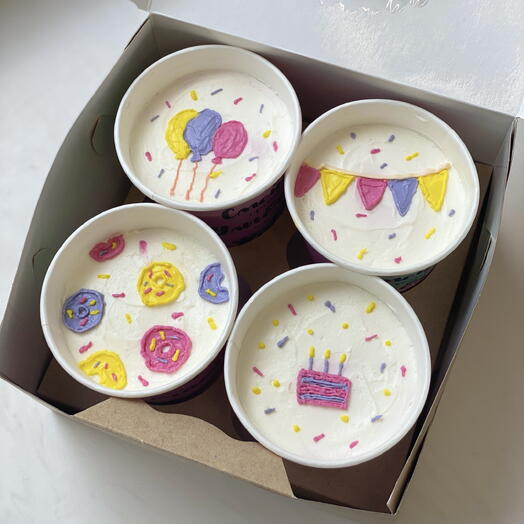 Торт в стакане cake to go 4 шт