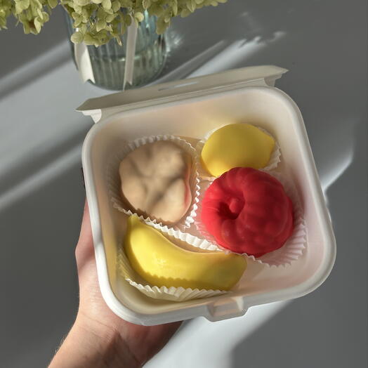 Набор корпусных пирожных (4 шт. 4 вкуса), трендовые десерты, на праздник, на день рождения, в подарок