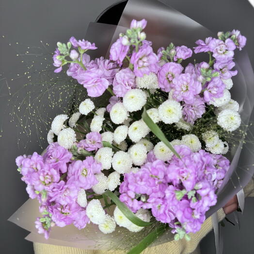 💕Авторский букет с ароматной маттилы