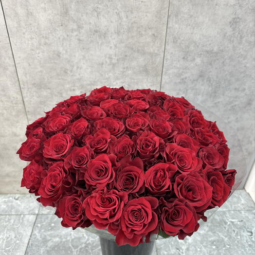 101 Красная Роза свежий  🌹