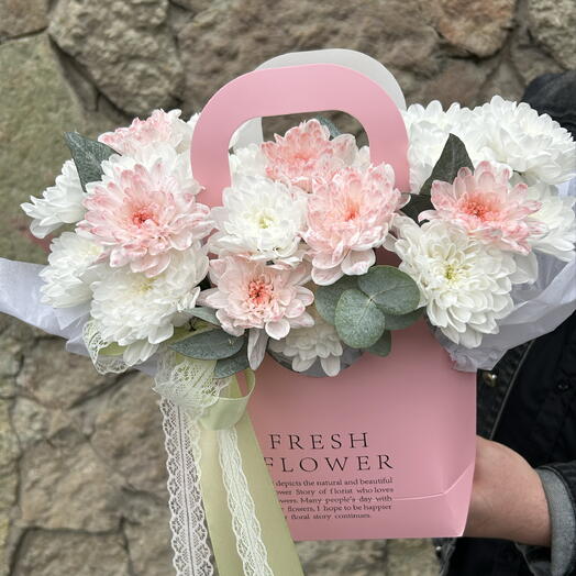 Цветы в коробке , нежное настроение 🌸
