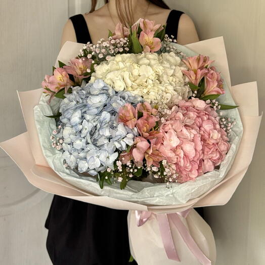 Ramo de hortensias