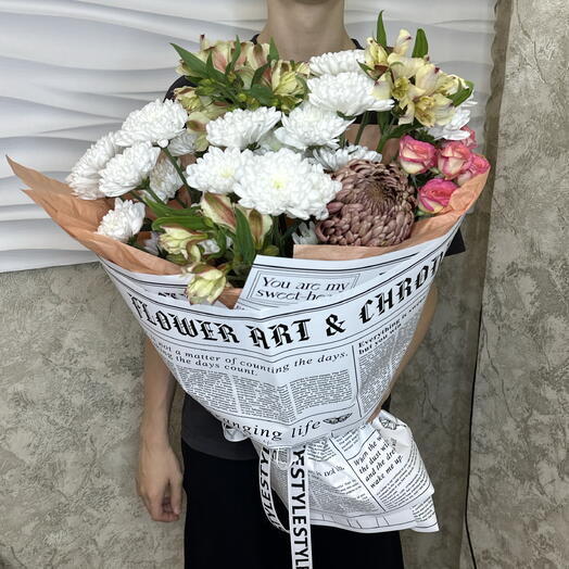 Авторский букет «Адэль»🌸🌿