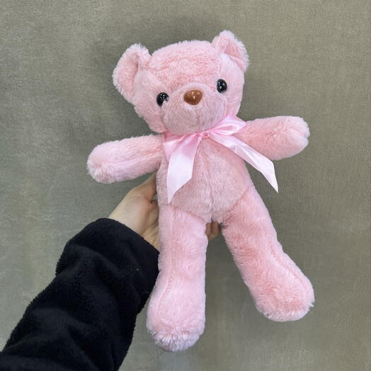 Игрушка медвежонок розовый