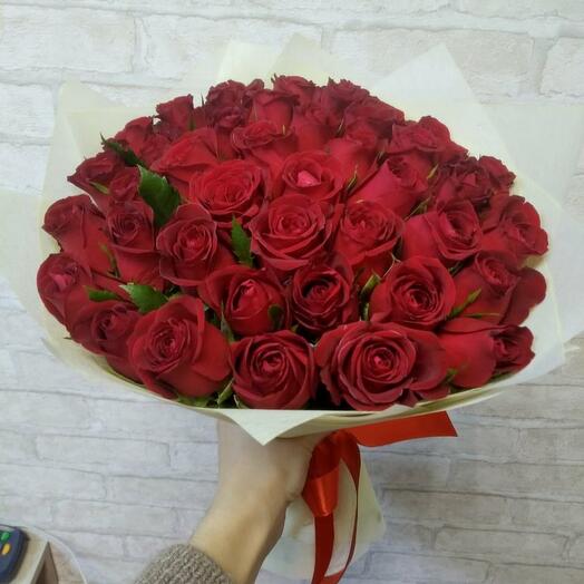 Bouquet of 41 red roses