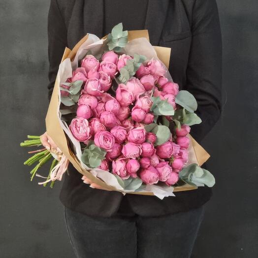 Bouquet of roses Sylva Pink 11pcs
